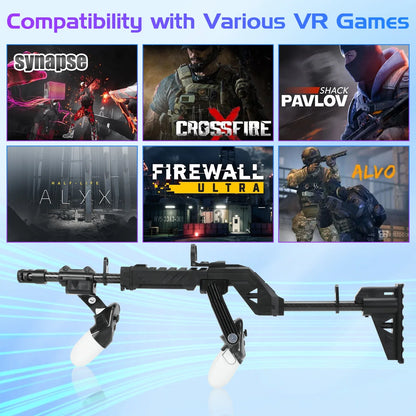 Grip Holster for Meta Quest 3/3S – VR Gaming Pistol Accessory, Personalized Quest 3S Controller Holder