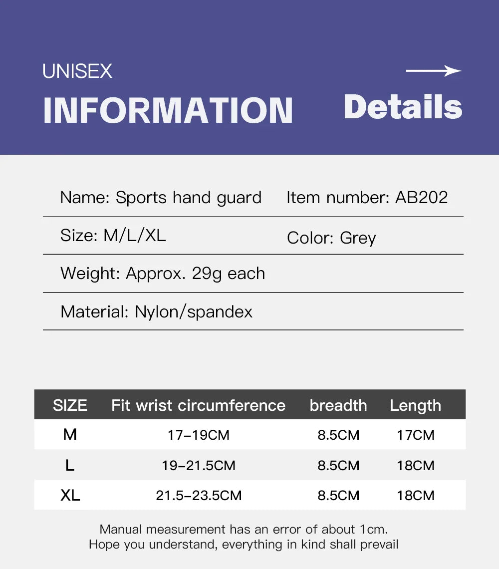 Adjustable Gym Wristband & Palm Guard — Sports Wrist Support Brace with Compression Gloves for Carpal Tunnel