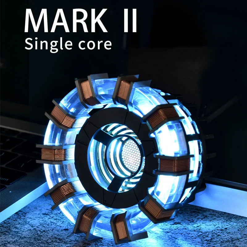 New Sale: Iron Man MK1 & MK2 Arc Reactors – Tony Stark's Mark Armor Heart with LED Lights, 1:1 Chest Lamp Toy Figure