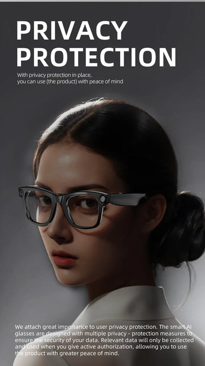 Xiaomi G300 800W Pixel Smart Glasses – AI HD Video Recording, Voice Calls, Translation, and Photochromic Lenses