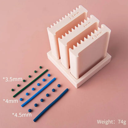 2-in-1 Clay Ball Maker - Pottery Rolling & Shaping Tool for DIY Jewelry Crafts