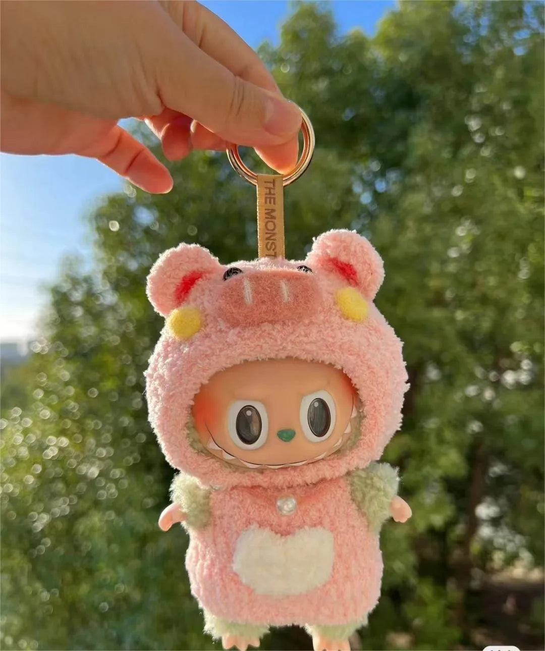 Labubu 17cm Doll Clothes Only — Fashion Hoodie Outfit for Model Dolls, Cute Xmas Accessory