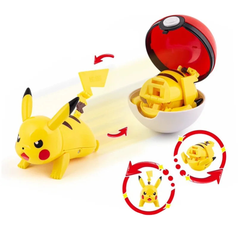 Original Pokémon Elf Ball Toys — Pocket Monsters Figures including Pikachu, Gengar, Dragonite & More