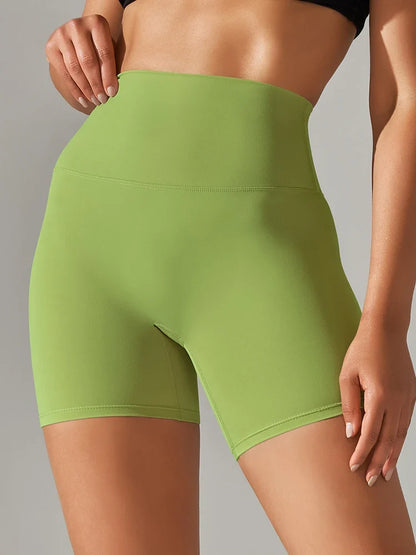 Women High Waist Yoga Legging Shorts - Squat Proof Quick Dry Fitness Cycling Shorts for Gym Workout & Sports