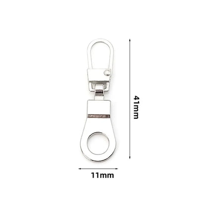 Metal Zip Puller Replacement Tab - 5PC/2pc Zipper Sliders for Backpacks, Purses - Detachable Zipper Head Repair Sewing Accessories