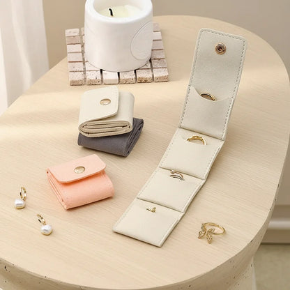Fashion Velvet Jewelry Display & Storage Bag – Foldable Organizer for Rings, Necklaces & Earrings Travel Packing Case
