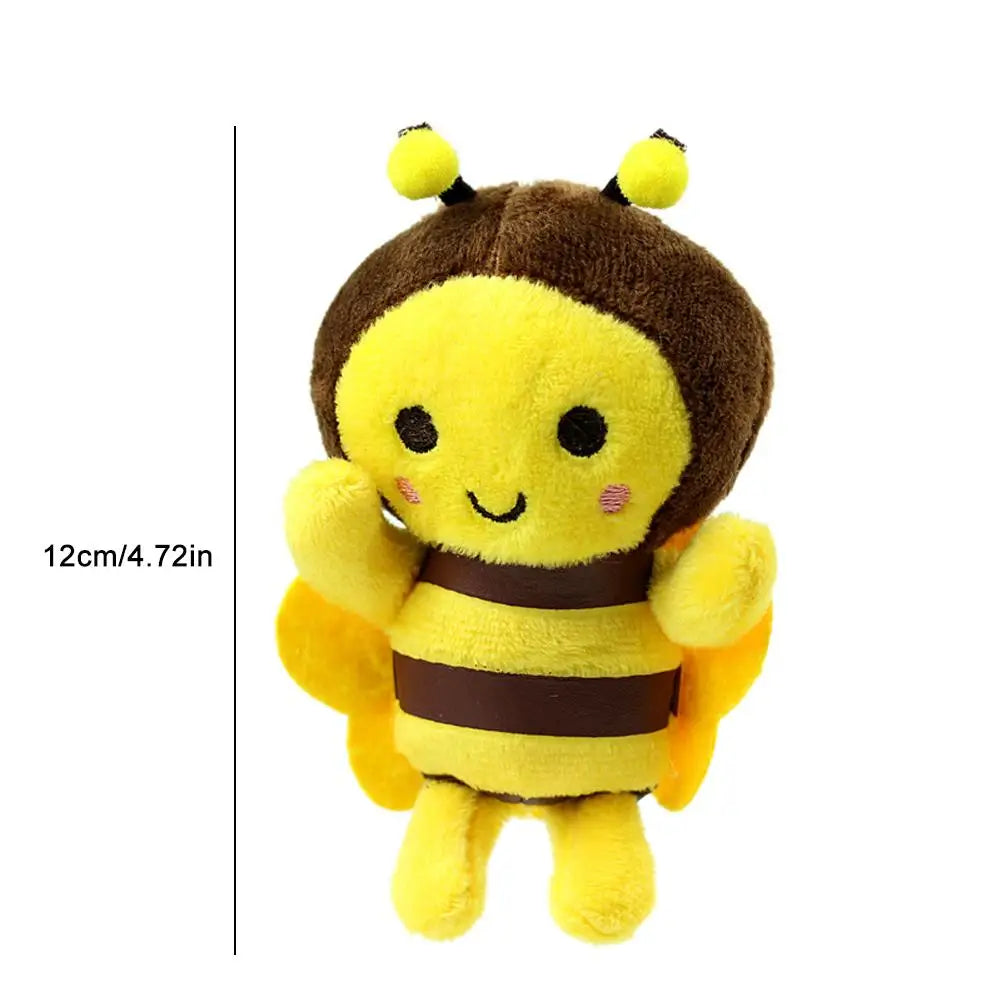 12cm Bee Plush Doll – Cute Small Pendant for Festival Decorations, Gifts & Bag Charm