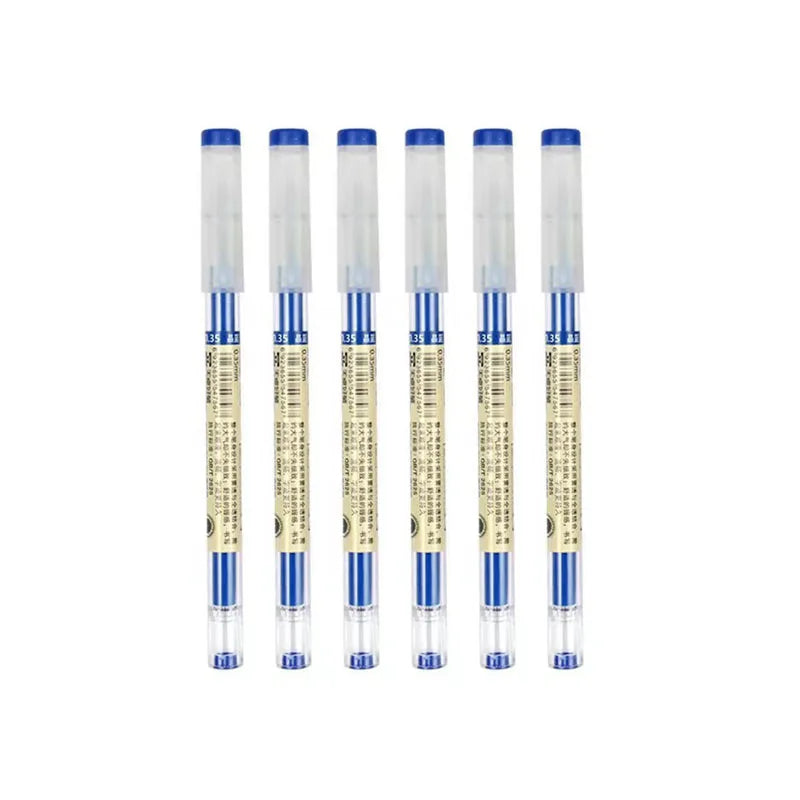 Fine Point Gel Pen - 0.35mm Black Blue Red Ink Ballpoint Pen for School & Office Writing