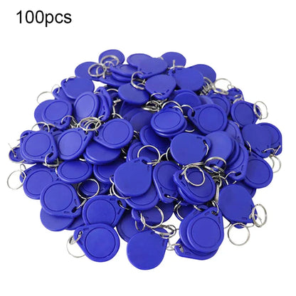 10/50/100pcs 13.56MHz RFID Key Fobs – Read Only S50 Proximity IC Smart Card Tokens for Access Control System