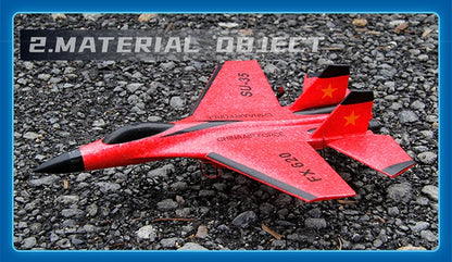 RC SU-35 Foam Fighter Jet – 2.4G Remote Control Glider Airplane Toy for Kids & Boys