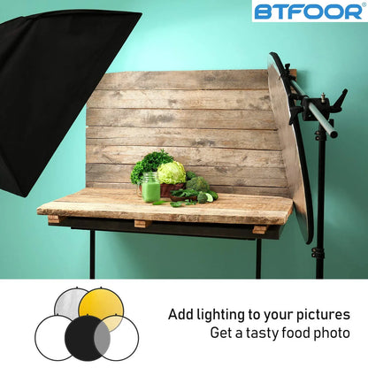 5-in-1 Collapsible Oval Photography Reflector 24"x35" 60x90cm Portable Light Diffuser Multi-Color Panel (90x120/100x150/150x200cm Options)