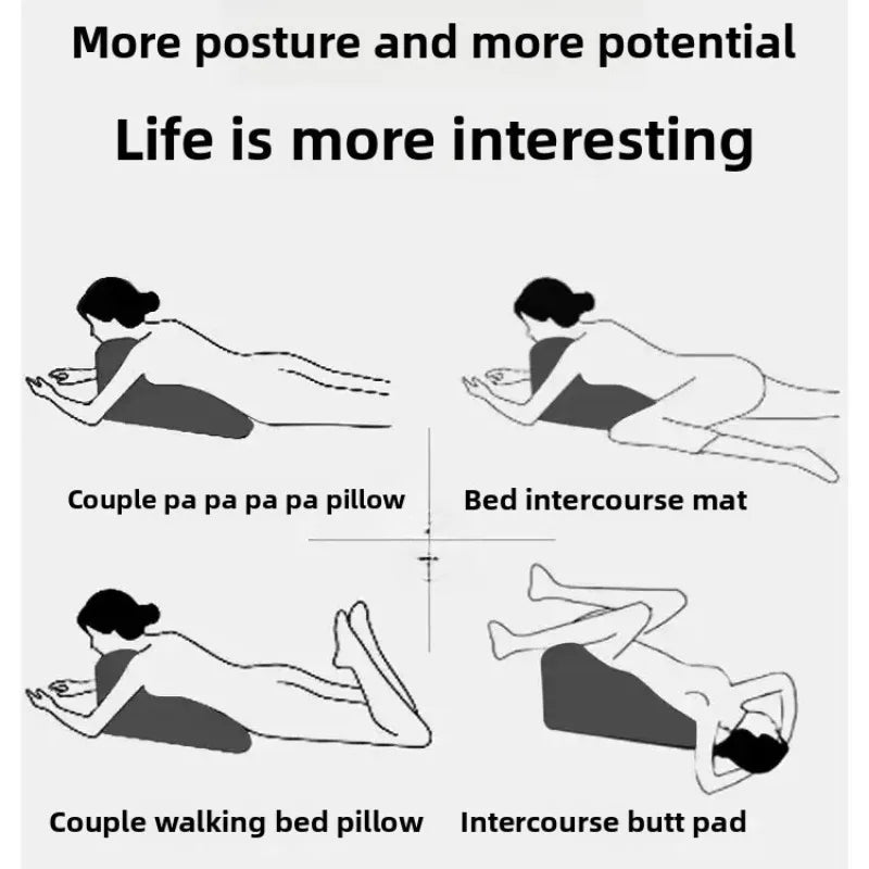 Multi-Positional Wedge Pillow — Comfortable, Breathable Bed & Prone Lying Pillow, Multi-Functional Support