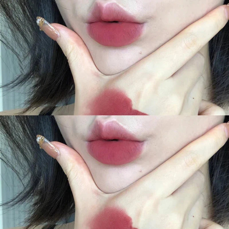 Velvet Matte Lip Gloss - Waterproof Smudge-Proof Non-Stick Liquid Lipstick