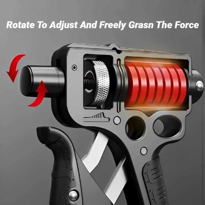 5–165kg Adjustable Hand Grip Strengthener — Heavy-Duty Forearm & Finger Expander (Steel Spring)