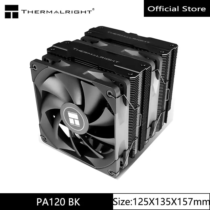 Thermalright PA120 AGHP 3.0 CPU Cooler – 6 Heat Pipes, Dual Tower Radiator, Double Fans, Top Cover, LGA1700 Support