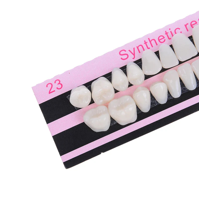 Ultra-Thin Resin Dental Veneers — Temporary Upper & Lower Teeth Whitening Veneer, Shade A2 (#23)