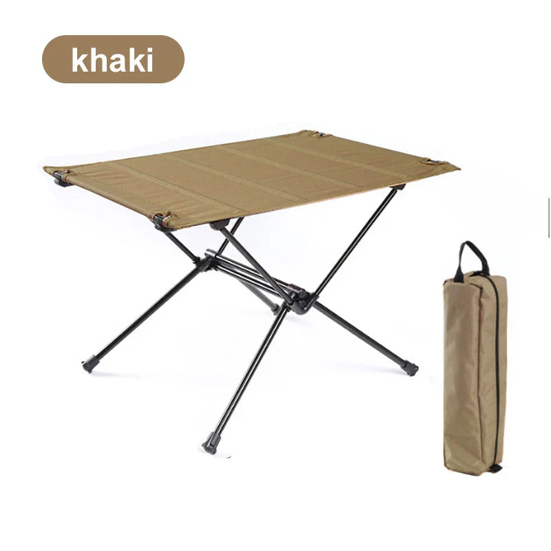 WESTTUNE Lightweight Camping Folding Table – Roll-Up 1680D Oxford & Aluminum Alloy for Outdoor Picnic & Travel
