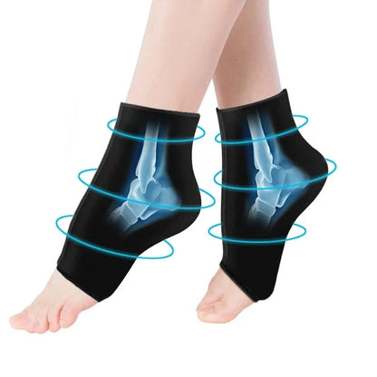 Reusable Gel Ice Pack for Feet — Hot & Cold Therapy for Achilles Tendonitis, Plantar Fasciitis & Swelling