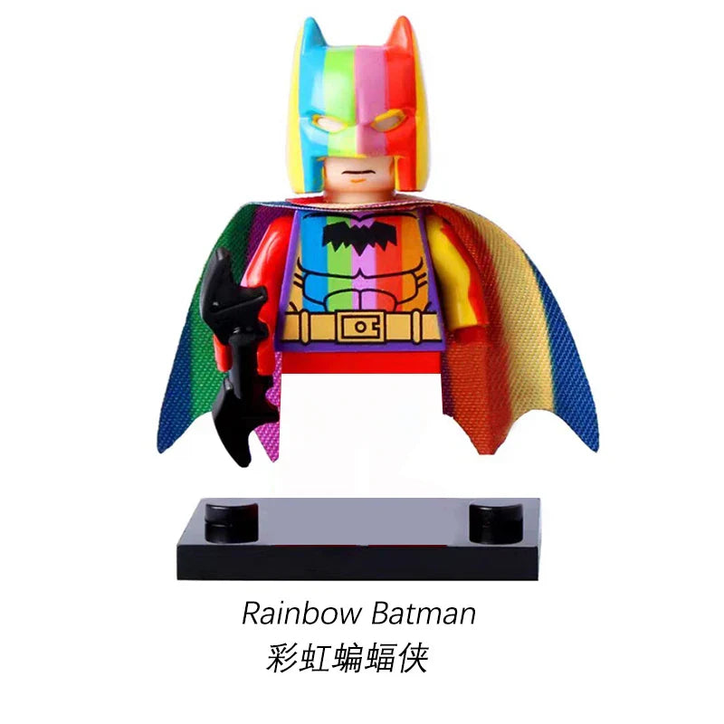 Marvel Superhero Mini Building Blocks – Captain America & Joker Two-Faced Man Movie Toy for Kids