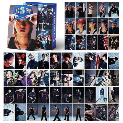55PCS LNGSHOT Kpop Lomo Cards - Jay Park Album Photocards Stickers & Fan Collection Gift Set
