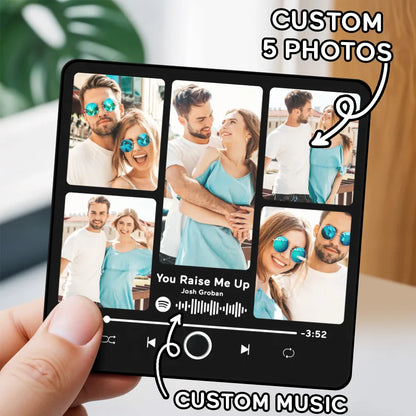 Fridgebeats™ Personalized Music Fridge Magnet – Decorative Refrigerator Magnet | Perfect Gift for Girlfriend, Wife, Home Decor
