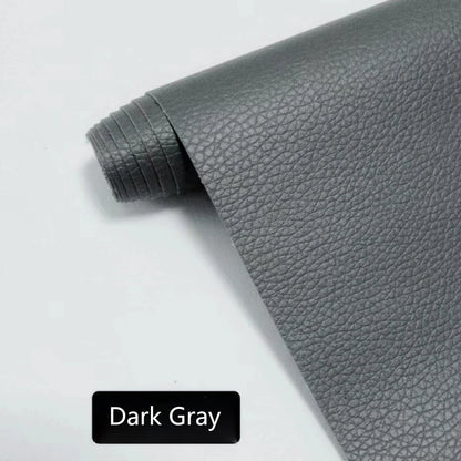 100x137cm Black Self-Adhesive Leather Repair Tape – DIY Sticky Patch for Sofa & Leather Repairs