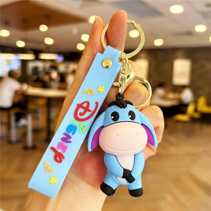 Kawaii Anime Disney Toy Story Keychain – Cartoon Doll Pendant Keyring for Kids, Personalized Gift