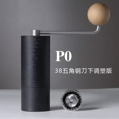 KINGrinder P0/P1/P2 Manual Coffee Grinder — Lightweight Stainless Steel Hand Grinder for Moka Pot & Drip Coffee