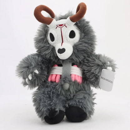 BIGEARDOG Kawaii Wendigo Zombie Deer Plush Toy — Stuffed Cartoon Wendigo, Birthday & Halloween Gift, Creative Room Decor