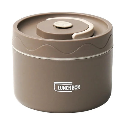Insulated Stainless Steel Lunch Box Set - Microwavable Bento Box with Leakproof Thermal Lunch Bag, Portable Food Container