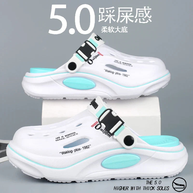 Men’s Classic Summer EVA Clogs – Breathable Anti-Slip Beach & Garden Slide Sandals
