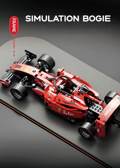 1642PCS F1 W14 E Performance Speed Car Building Blocks – Technical Vehicle Model, Compatible with 42171, DIY Toy Gift for Kids