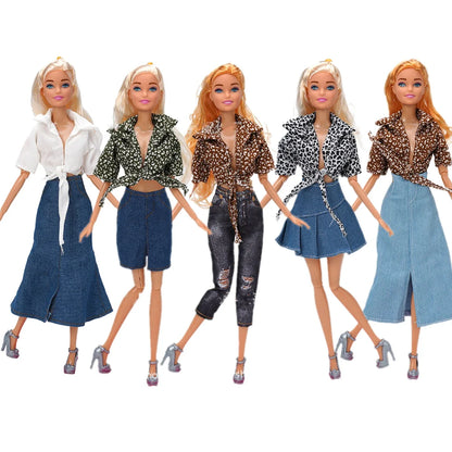 New Doll Clothes for 30cm Barbie – BJD Doll Outfit Accessories for Girls DIY Toy