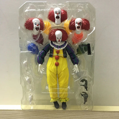 NECA Joker & Stephen King Pennywise Clown Action Figures – Halloween Decoration Gift Toys