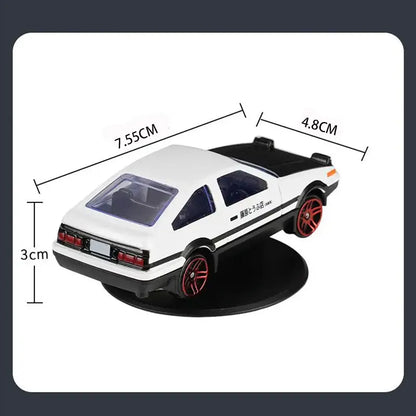 Car Dashboard Ornament — Lightning McQueen & AE86 Drift Rotating Auto Decoration for Center Console