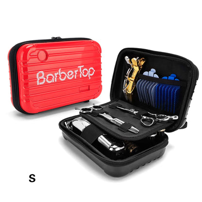 Portable Hair Scissors Case – Waterproof, Shockproof Barber & Beauty Tool Box for Trimmers, Styling & Makeup
