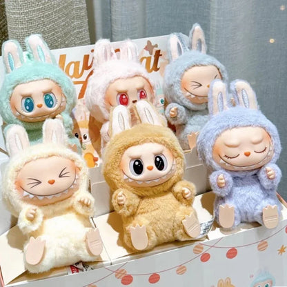 High-Quality Macaron 2 The Monsters Labubu Sitting Party Vinyl Plush Blind Box – Decorative Collectible Doll Gift