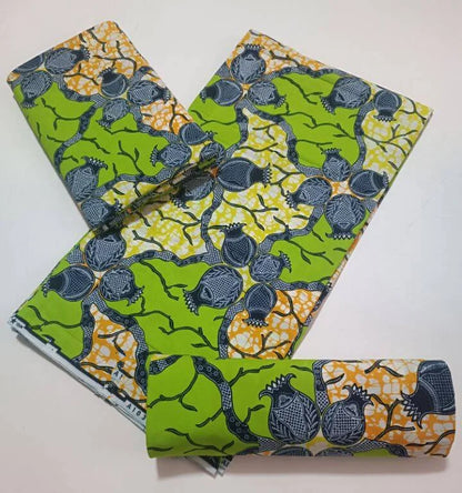 High Quality African Wax Print Fabric - 100% Cotton Soft Ankara Real Wax Fashion Material