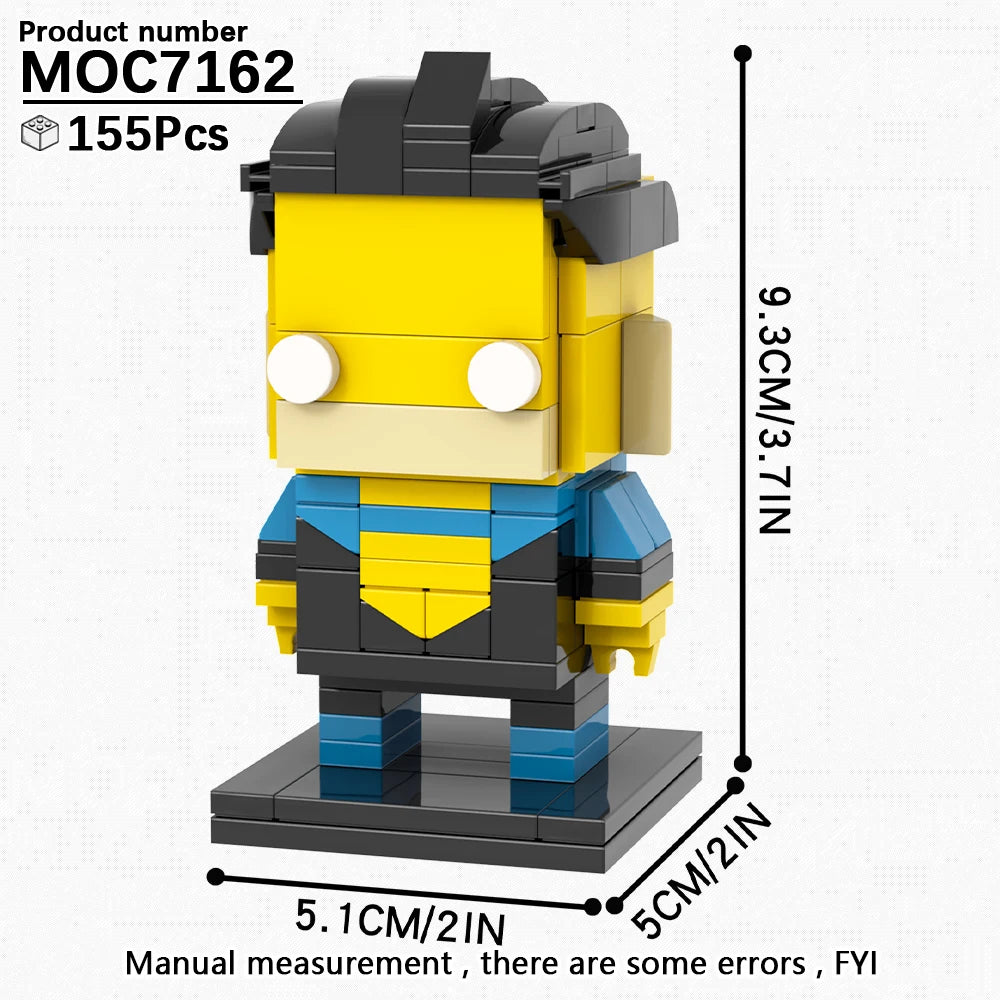 MOOXI Movie Series MOC BrickHeadz Building Blocks Set – DIY Educational Toy for Kids