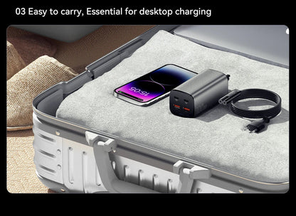 Essager 100W GaN USB-C Charger – Fast Desktop Charger with QC 4.0/3.0 PD for MacBook, iPhone 15, Samsung, Laptop & POPC
