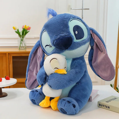 30/45cm Disney Stitch & Lilo Plush Dolls – Cute Donald Duck Stuffed Toys for Kids’ Birthday Gifts & Home Decoration