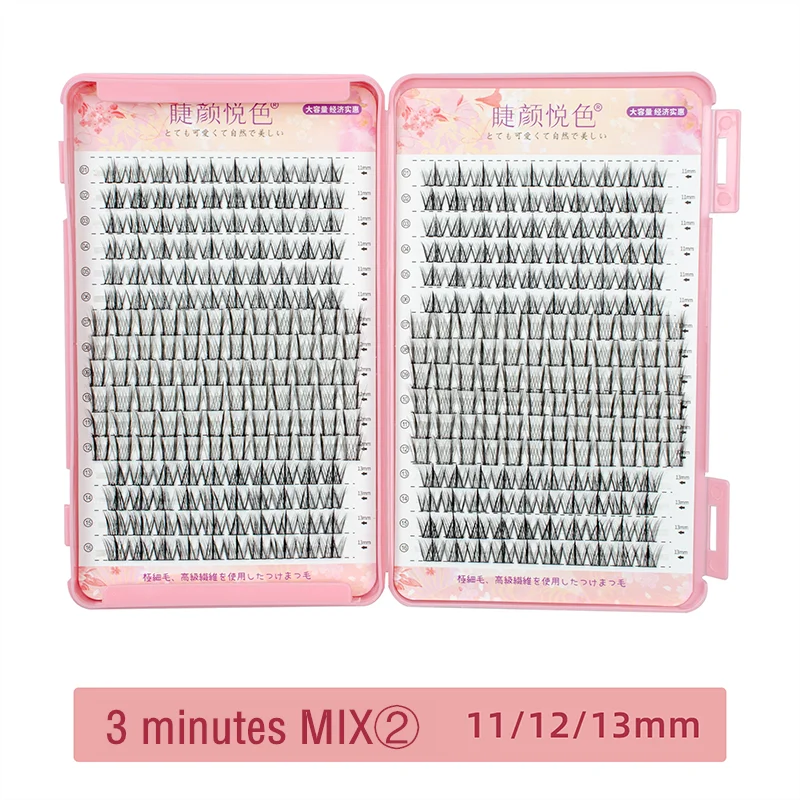 32 Rows Individual Eyelash Extensions – Professional Cluster Lashes for Grafting, Large Capacity by Flowerknow