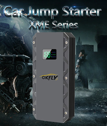 GKFLY 12V Car Jump Starter 18000mAh – 3000A Power Bank & Battery Booster for Petrol & Diesel Cars