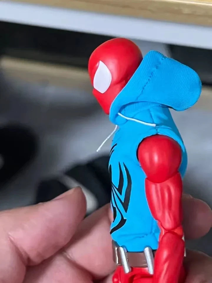 Ct Toys Scarlet Spider Action Figure — Mafex 186 Ben Reilly Comic Version | Spider-Man Anime Collection Model Toy Gift