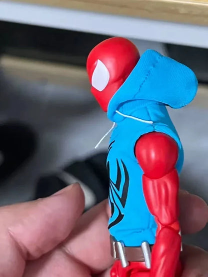 Ct Toys Scarlet Spider Action Figure — Mafex 186 Ben Reilly Comic Version | Spider-Man Anime Collection Model Toy Gift