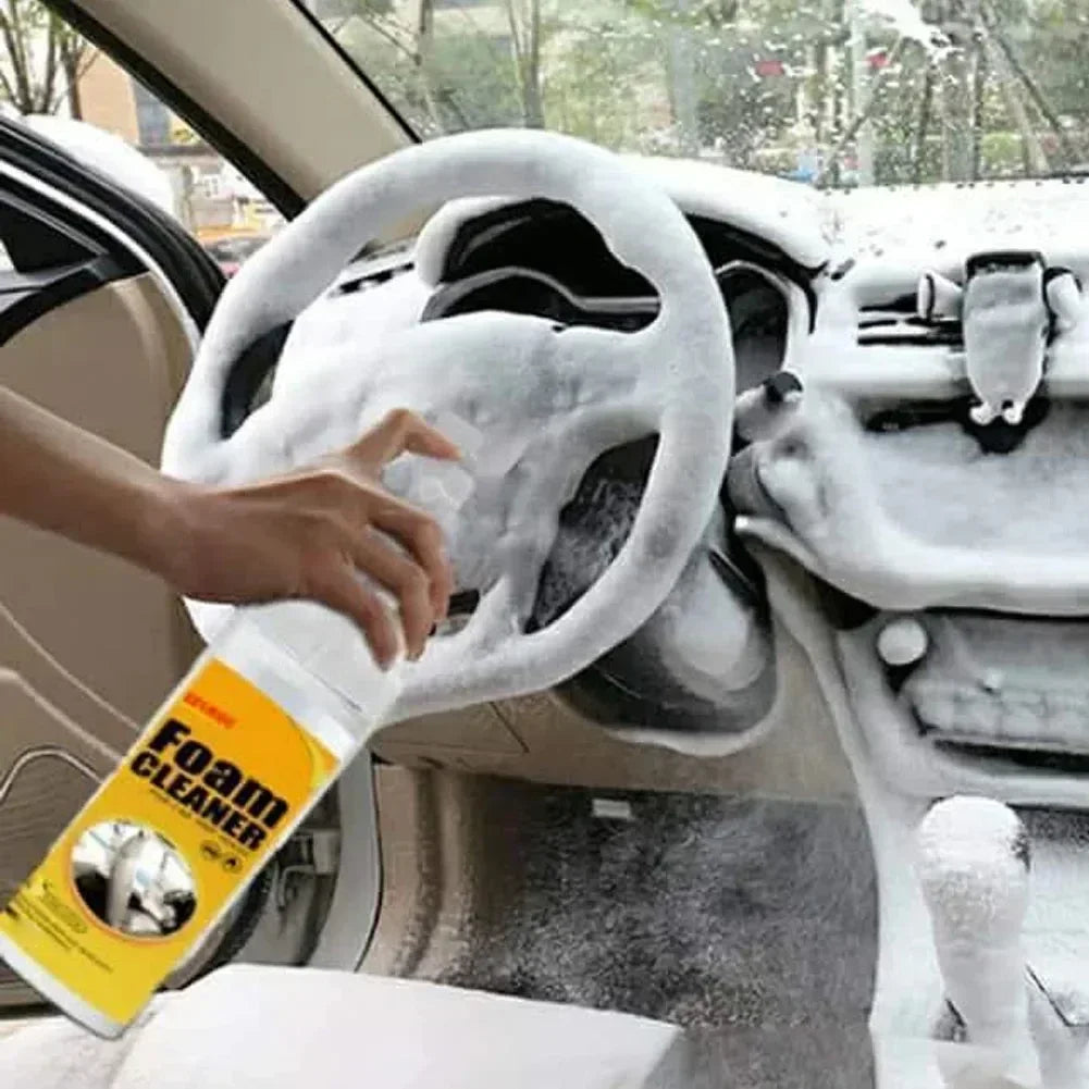 Multi-Purpose Foam Cleaner Spray – Car Interior & Home Cleaning Agent for Deep Stain Removal