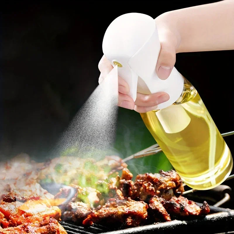 200/300/500ml Oil Spray Bottle – Olive Oil Vinegar Soy Sauce Sprayer Dispenser for Cooking, Baking & Camping