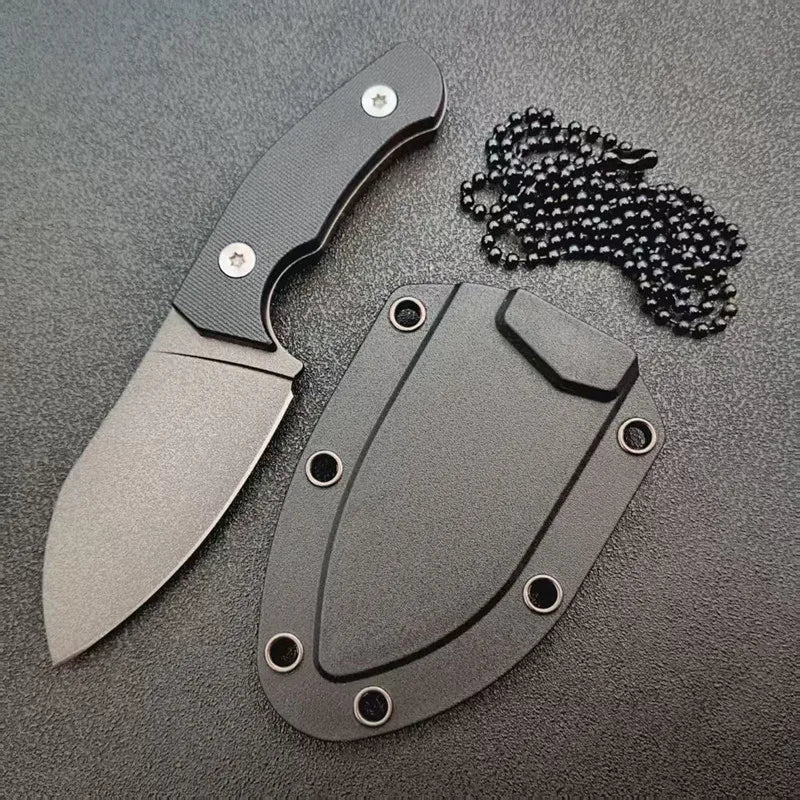 High Hardness Fixed Blade Knife - Portable Outdoor Camping Survival Knife with Sheath