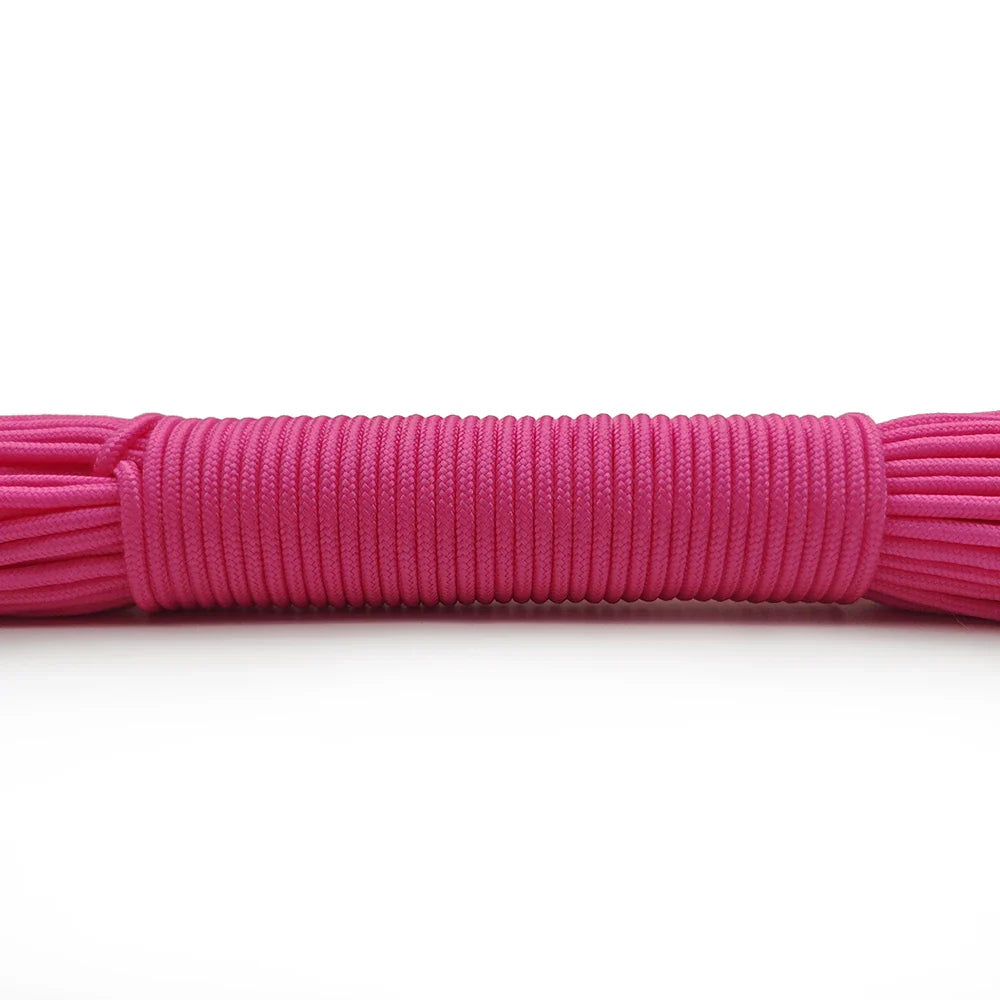100FT 3mm Paracord Rope – Heavy Duty Parachute Cord for Hiking, Camping, Survival & DIY Bracelets