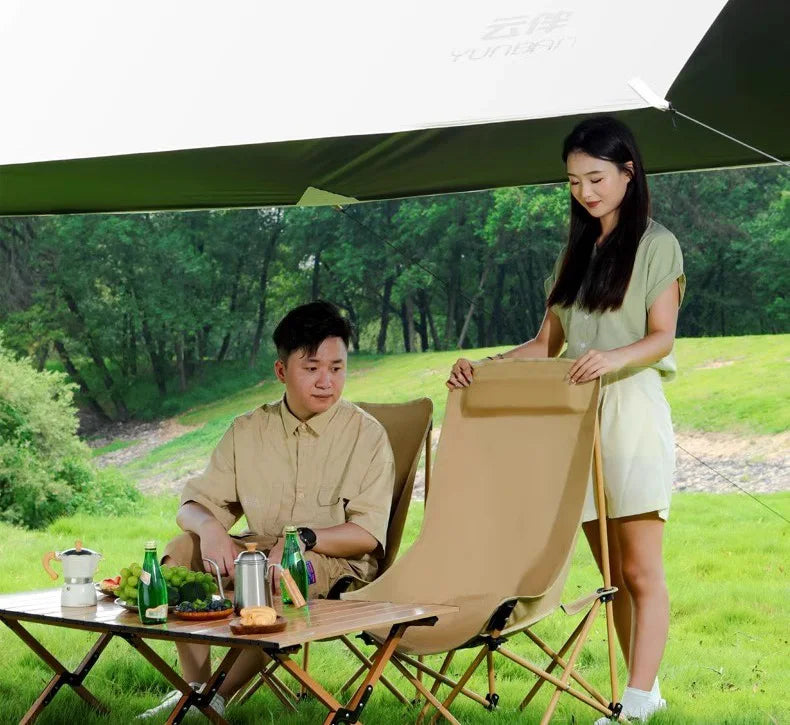 Camping Folding Table & Chair Set – Lightweight, Stable, Easy to Install Outdoor Table for Camping